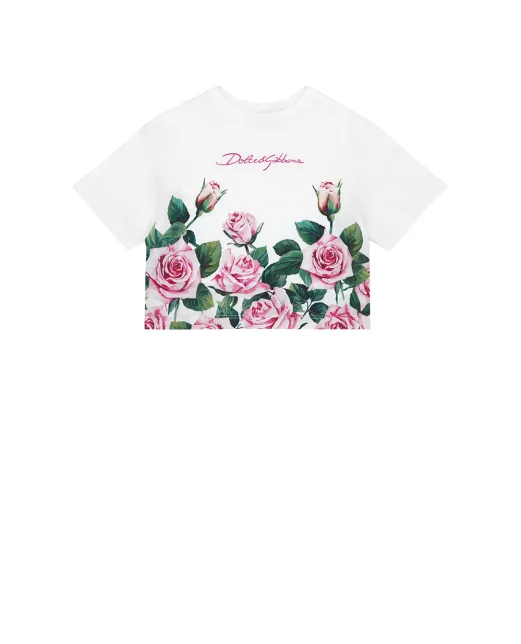 Dolce&Gabbana Дитяча футболка - Артикул: L2JTIT-II7GI