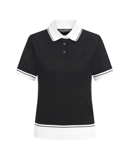 Dolce&Gabbana Поло з вишивкою - Артикул: F8V33Z-GDDMH