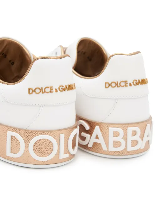 Dolce&Gabbana Кеди Portofino з телячої шкіри - Артикул: CK1544-AX615