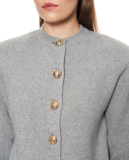 Balmain Кардиган із вовни та кашеміру - Артикул: CA0000000013