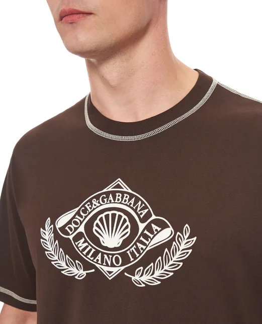 Dolce&Gabbana Футболка с принтом - Артикул: G8PN9T-G7PEC