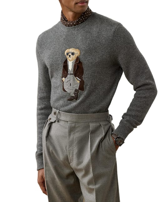 Ralph Lauren Purple Label Светр Polo Bear з кашеміру - Артикул: 790P05453001