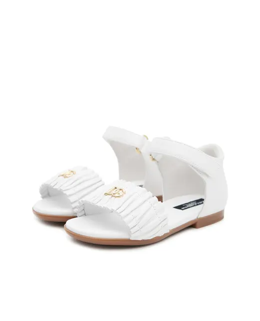 Dolce&Gabbana Дитячі босоніжки зі шкіри ягняти - Артикул: D20113-A1850