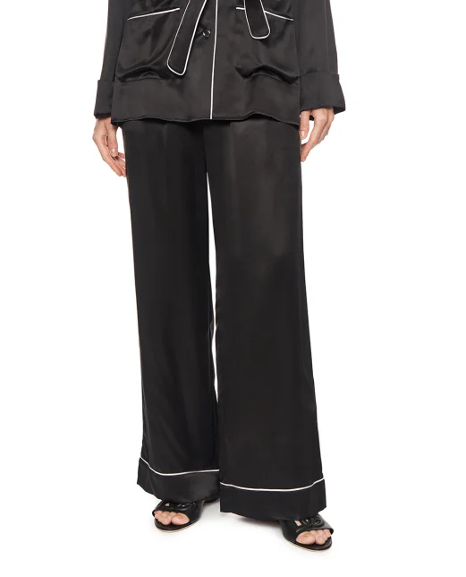 Dolce&Gabbana Пижамные брюки из шелка (костюм) - Артикул: FTAMPT-FU1AU