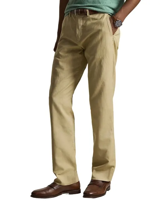 Polo Ralph Lauren Брюки Bedford из льна и хлопка - Артикул: 710A13235005