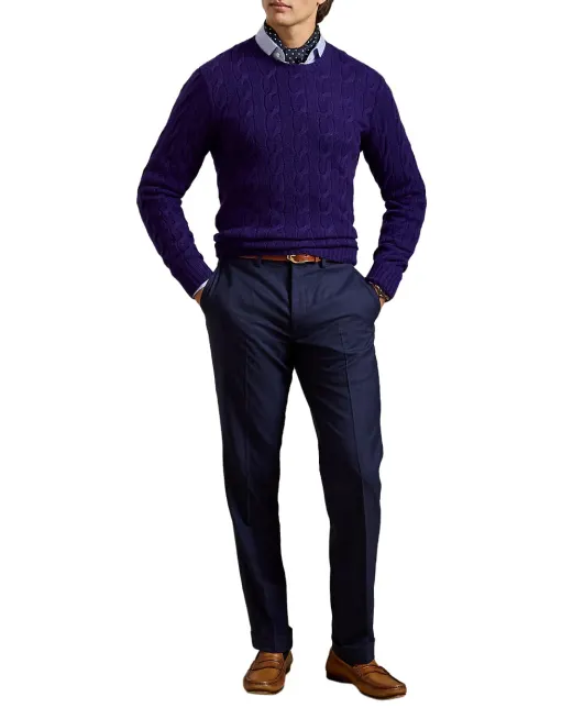 Ralph Lauren Purple Label Брюки Gregory из шерсти - Артикул: 798727752002