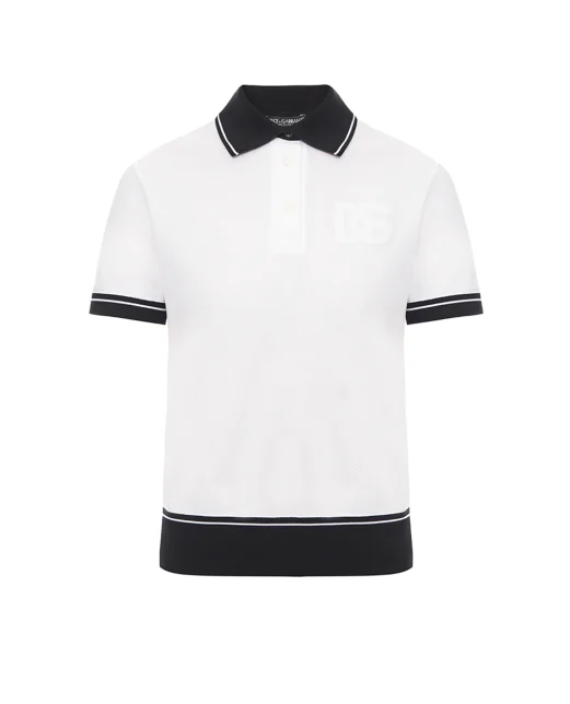 Dolce&Gabbana Поло з вишивкою - Артикул: F8V33Z-GDDMH