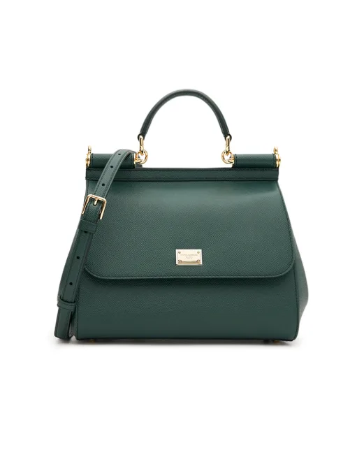 Dolce&Gabbana Сумка Sicily Large из телячьей кожи - Артикул: BB6002-B1001