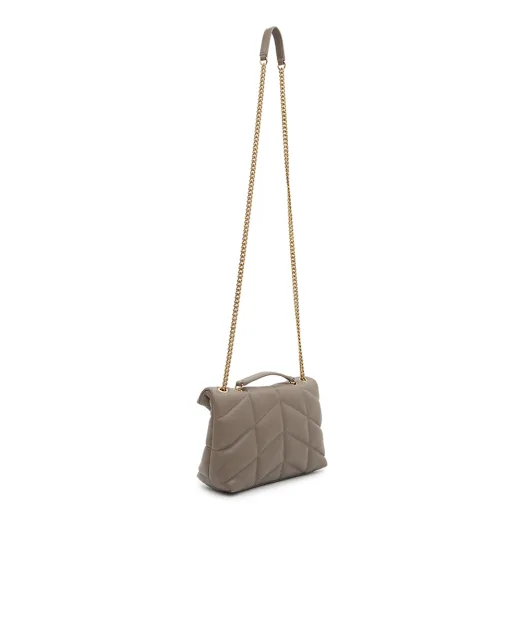Saint Laurent Кожаная сумка Loulou Puffer Toy - Артикул: 759337-1EL07