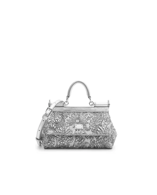 Dolce&Gabbana Сумка Sicily из парчи - Артикул: BB7116-BR817