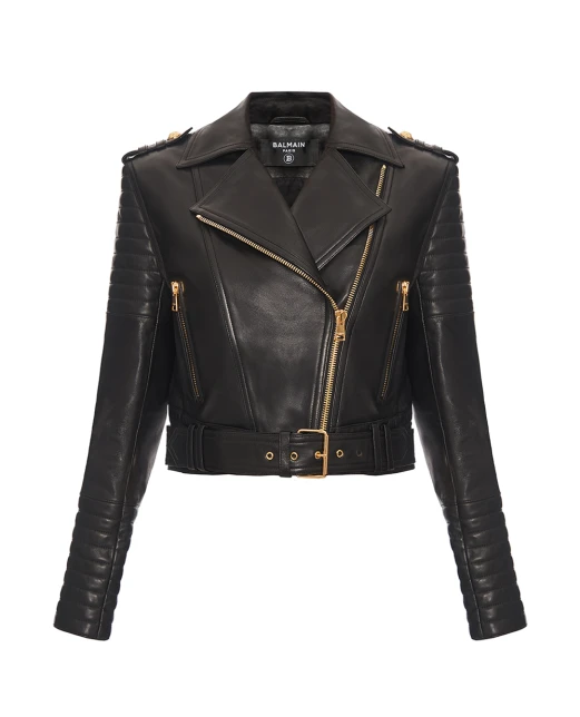 Balmain Шкіряна куртка - Артикул: FF1TD207LC62