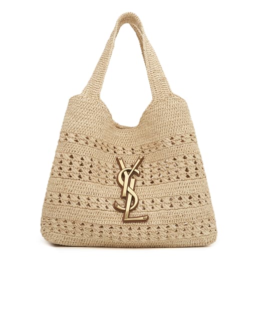 Saint Laurent Сумка ICARE Medium з рафії - Артикул: 868748-GAAGV