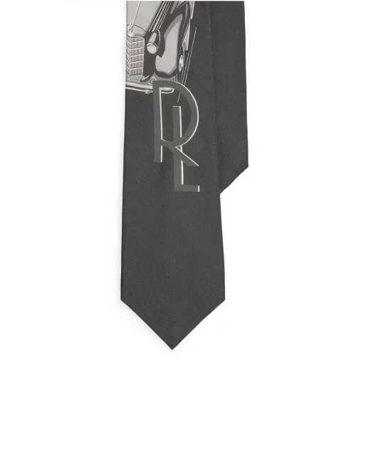 Ralph Lauren Purple Label Галстук из шелка и кашемира - Артикул: 791P06299001