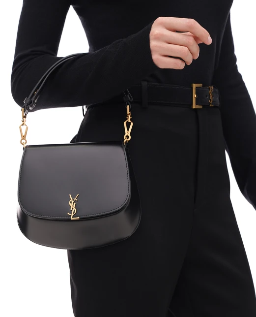 Saint Laurent Шкіряна сумка Voltaire Top Handle Bronze - Артикул: 800846-0SX0W