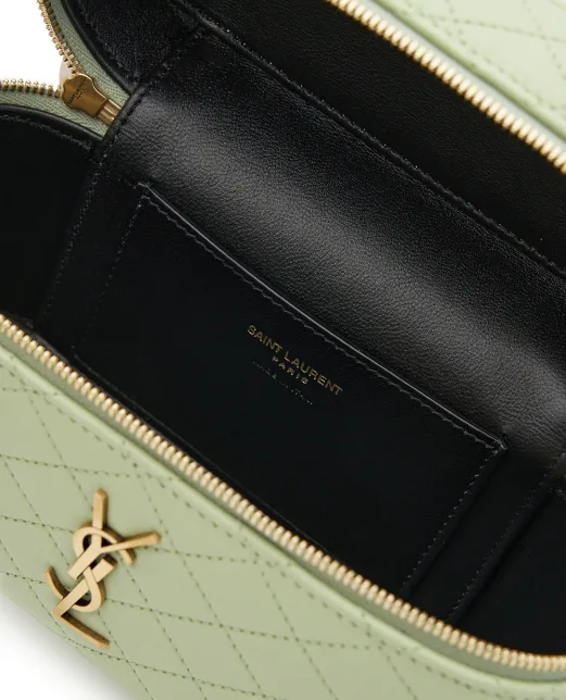 Saint Laurent Кожаная сумка Gaby - Артикул: 766731-1EL07