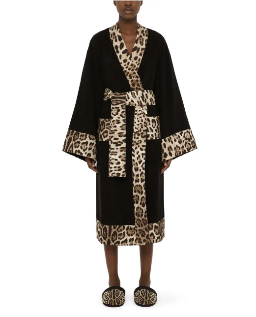 Dolce&Gabbana Халат из махрового хлопка - Артикул: TCF010-TCAGO