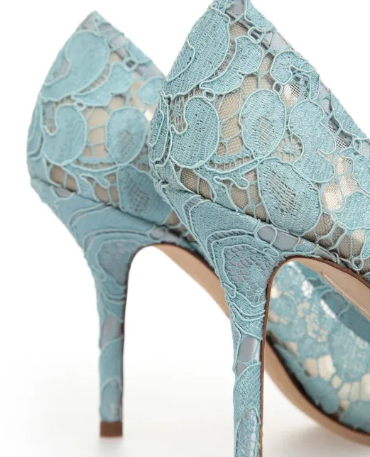Dolce&Gabbana Кружевные лодочки Rainbow Lace - Артикул: CD0101-AL198-s