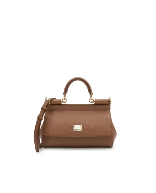 Dolce&Gabbana Кожаная сумка Sicily Small - Артикул: BB7116-B1001