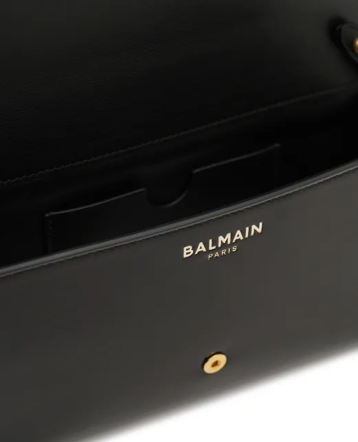 Balmain Клатч Shuffle из телячьей кожи - Артикул: GN1ON259LMTE