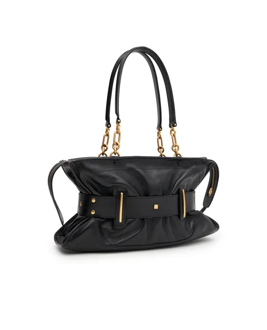 Balmain Сумка Anthem із телячої шкіри - Артикул: GN0DB035LARE
