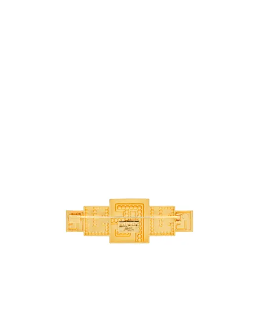 Balmain 3D-брошка з кристалами - Артикул: GN1XM590MBAS