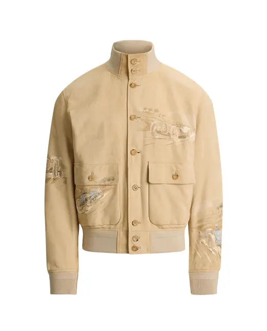 Ralph Lauren Purple Label Куртка Hayworth из замши ягненка - Артикул: 790P07887001