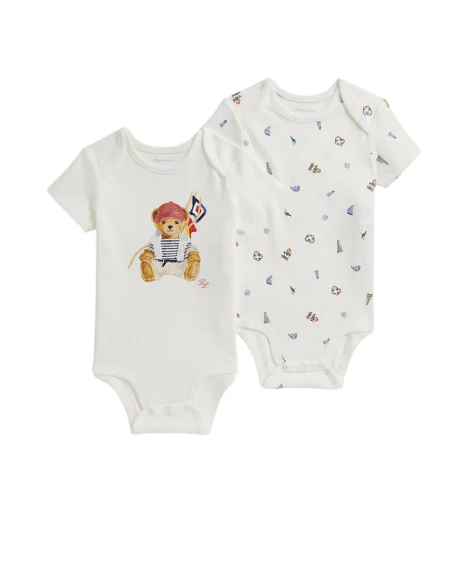 Polo Ralph Lauren Дитячий комплект боді Polo Bear - Артикул: 320B14078001