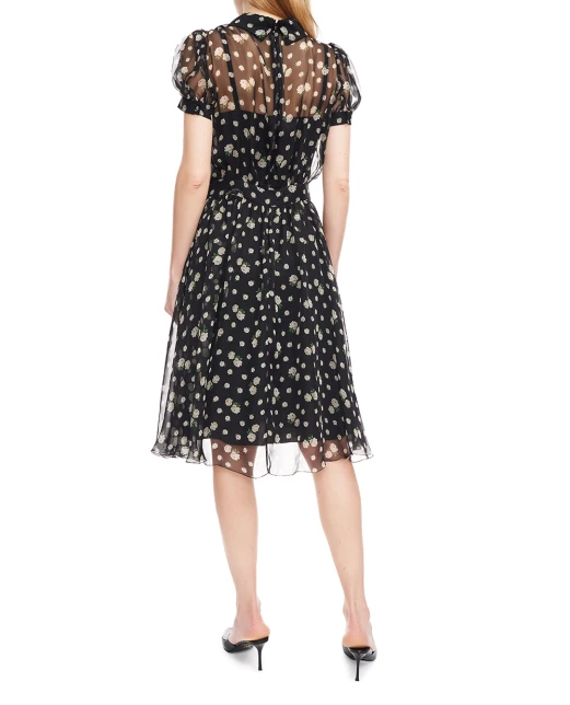 Dolce&Gabbana Сукня з квітковим принтом із шовку - Артикул: F665HT-IS12Q
