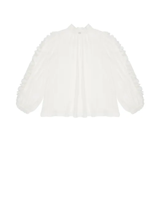 Dolce&Gabbana Дитяча блуза з шовку - Артикул: L56S48-FU1A8-B