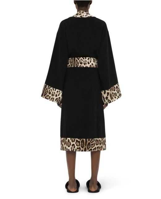 Dolce&Gabbana Халат из махрового хлопка - Артикул: TCF010-TCAGO