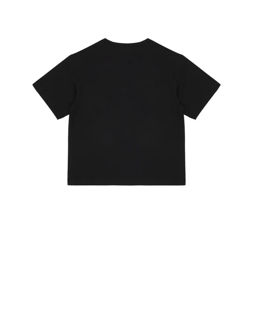 Dolce&Gabbana Детская футболка с логотипом - Артикул: L4JT7T-G7P1T-S