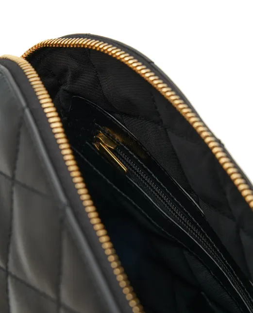 Saint Laurent Кожаная косметичка - Артикул: 837767-AABK9