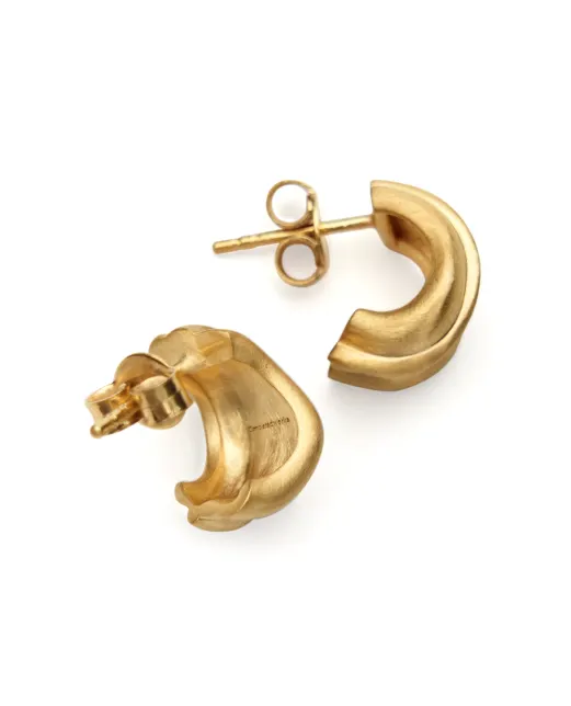 Completedworks Сережки з переробленого атласного золота з позолотою - Артикул: R2224-gold