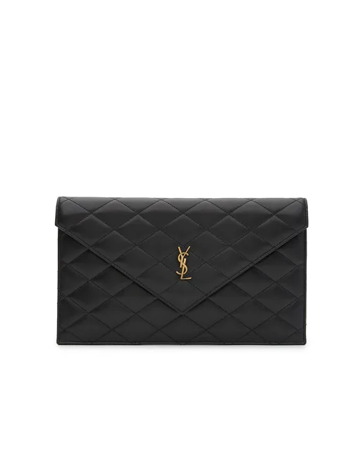 Saint Laurent Сумка-клатч PARIS з овечої шкіри - Артикул: 869533-1EL07