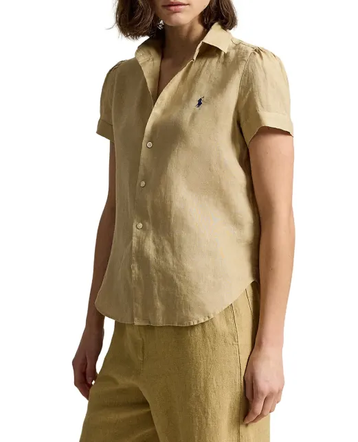 Polo Ralph Lauren Сорочка з коротким рукавом з льону - Артикул: 211973366507