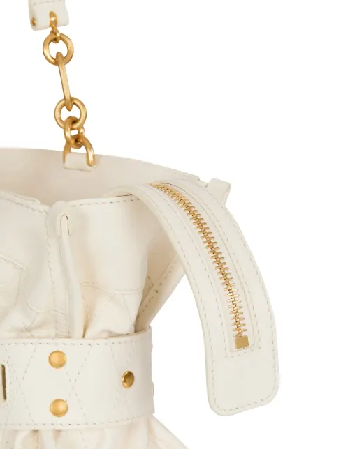 Balmain Сумка Anthem із телячої шкіри - Артикул: HN1DB035LSA6