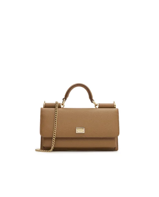 Dolce&Gabbana Сумка Sicily Phone Bag из телячьей кожи - Артикул: BI3280-A1001
