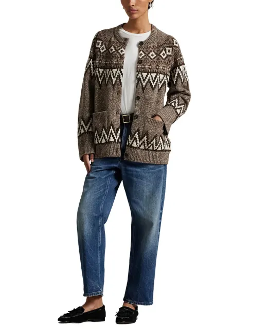 Polo Ralph Lauren Кардиган із вовняної суміші у стилі Fair Isle - Артикул: 211978326001
