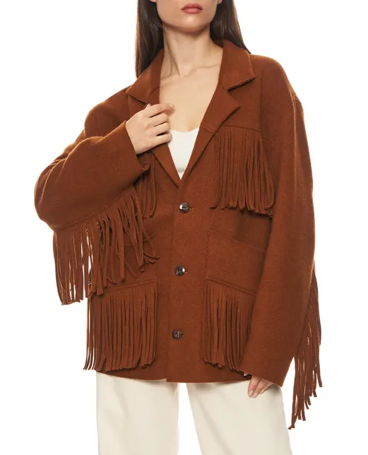 Alanui Куртка Spirit of the West из шерсти - Артикул: LWHQ033E26KNI0016464