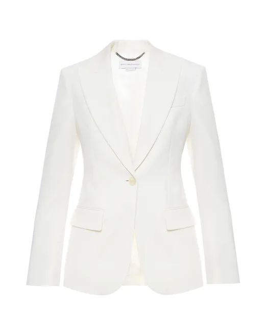 Stella McCartney Блейзер однобортний із вовни - Артикул: 6501373HU707