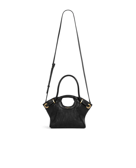 Balmain Сумка-тоут small із гладкої овечої шкіри - Артикул: HN1FD088LSP6