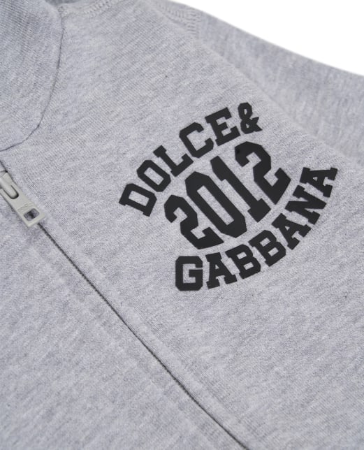 Dolce&Gabbana Детская толстовка с вышивкой логотипа (костюм) - Артикул: L1JWIT-G7PCC