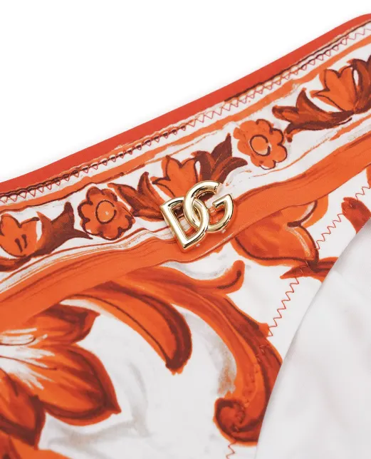 Dolce&Gabbana Купальник в принт Майолика - Артикул: O8A54J-ONO19