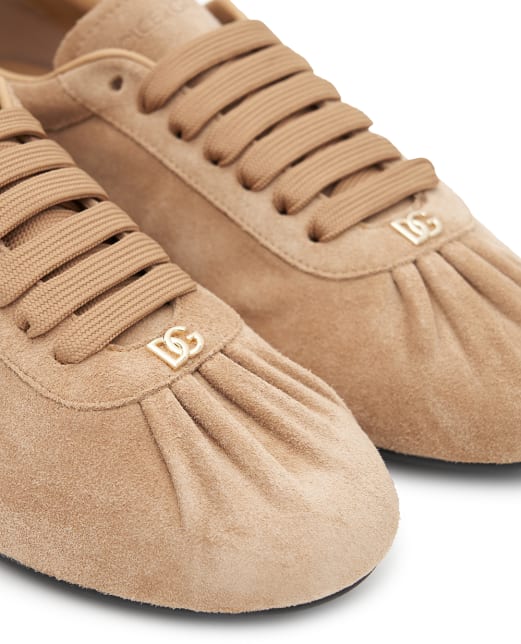 Dolce&Gabbana Кросівки Ballet зі спилкової телячої шкіри - Артикул: CK2485-A0581