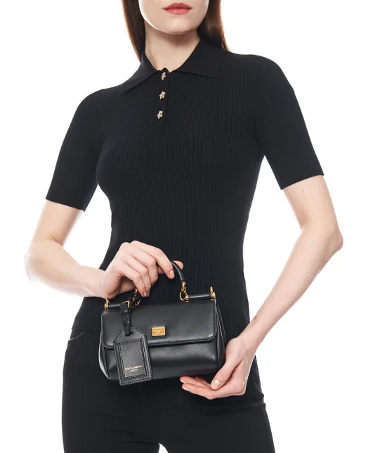 Dolce&Gabbana Сумка My Sicily Small из телячьей кожи - Артикул: BB7864-B7321