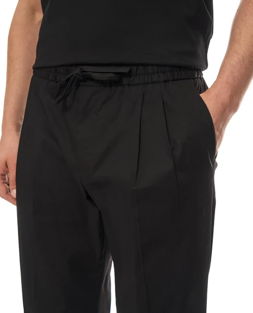 Dolce&Gabbana Брюки-джоггеры из хлопковой габардины - Артикул: GP12QZ-FUFNV