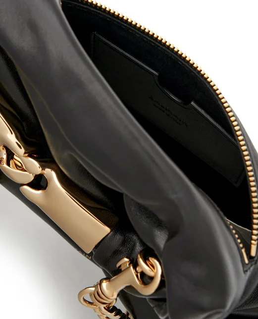 Balmain Сумка DINNER AT 8 small із овечої шкіри - Артикул: HN0BG091LNPH