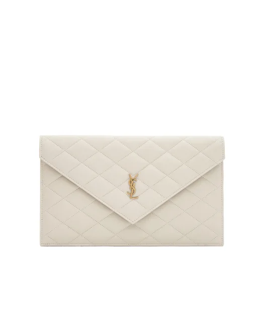 Saint Laurent Сумка-клатч PARIS з овечої шкіри - Артикул: 869533-1EL07