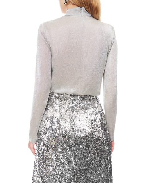 Dolce&Gabbana Топ из трикотажа ламе - Артикул: F7BD6T-HU7WC
