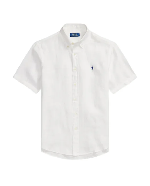 Polo Ralph Lauren Рубашка с коротким рукавом из льна - Артикул: 710968912500